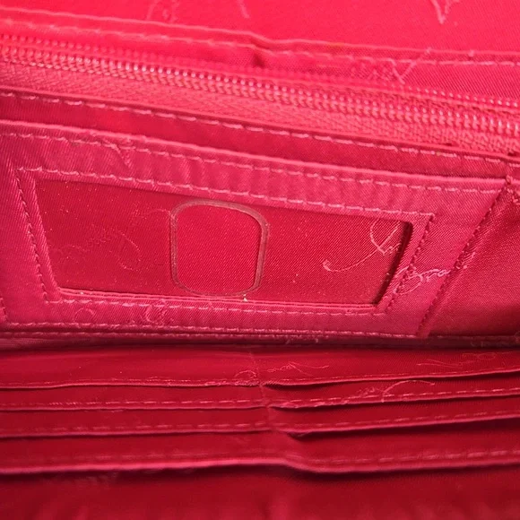 Vera Bradley Pink and Yellow Floral Wallet - Picture 8 of 10